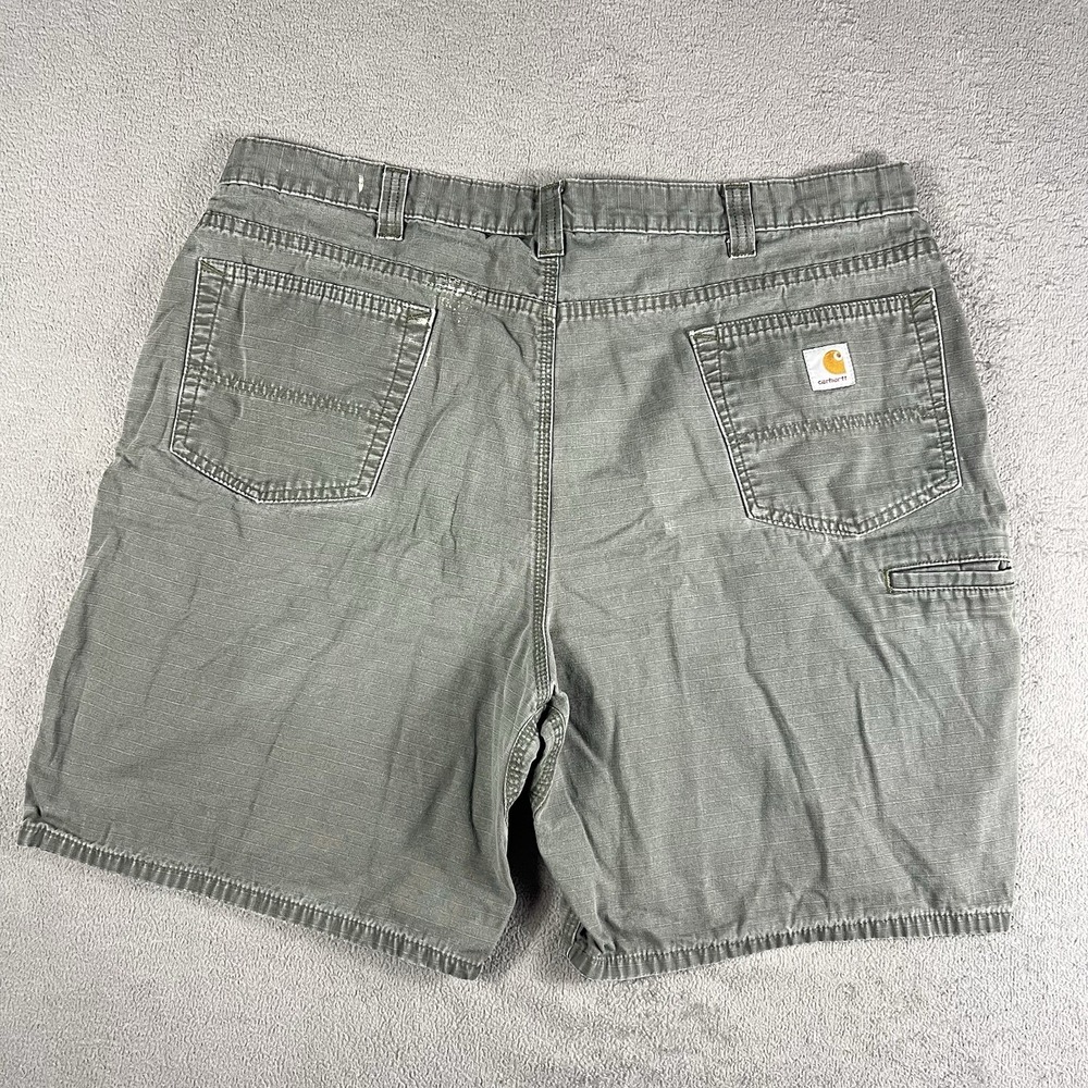 Vintage Carhartt Shorts Mens 42 Gray Utility Workwear Ripstop Y2K Distressed